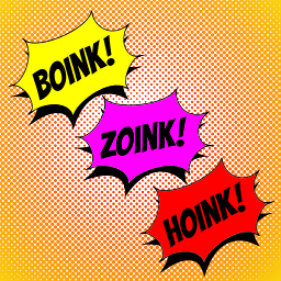 logo del gioco Boink Zoink Hoink