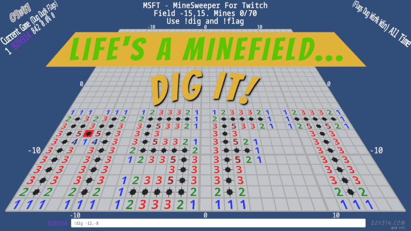 MSFT - MineSweeper For Twitch